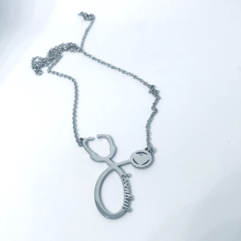 Essential Custom Made Stethoscope Heart Necklace